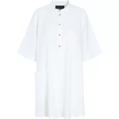 Airy Linen Bluse Weiß , Damen, Größe: 2XL - Bitte Kai Rand - Modalova