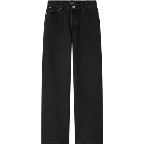 Elisabeth Schwarze Baumwolljeans für Frauen , Damen, Größe: W25 - A.P.C. - Modalova