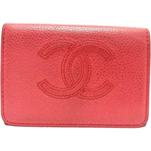 Pre-owned Leather wallets , female, Sizes: ONE SIZE - Chanel Vintage - Modalova