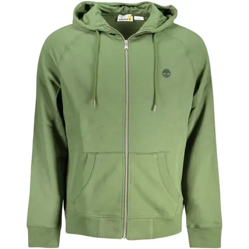 Grüner Baumwollpullover , Herren, Größe: L - Timberland - Modalova