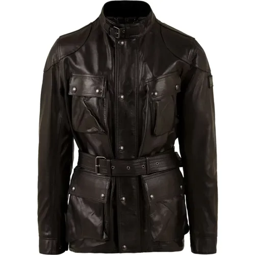 Leather Jacket , male, Sizes: L, M - Belstaff - Modalova