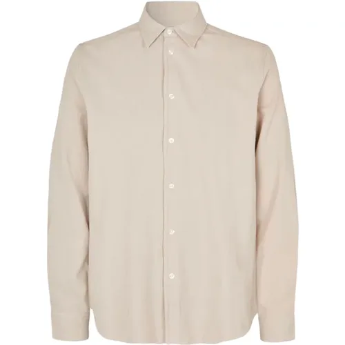 Classic Long Sleeve Shirt with Vertical Stripes , male, Sizes: M, S, XL - Samsøe Samsøe - Modalova
