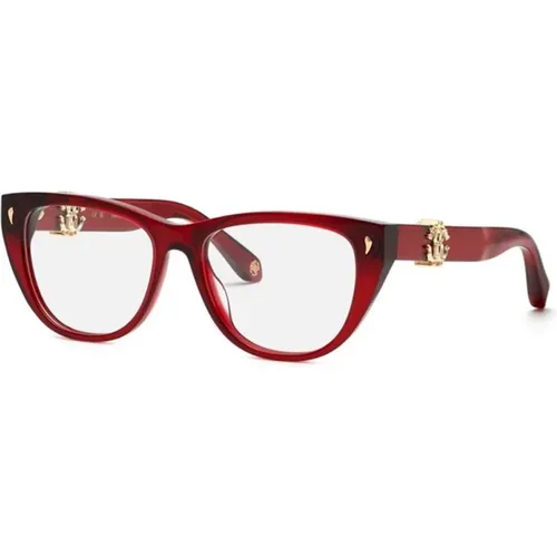 Shiny Bordeaux Sunglasses Vrc045 Model , unisex, Sizes: 54 MM - Roberto Cavalli - Modalova