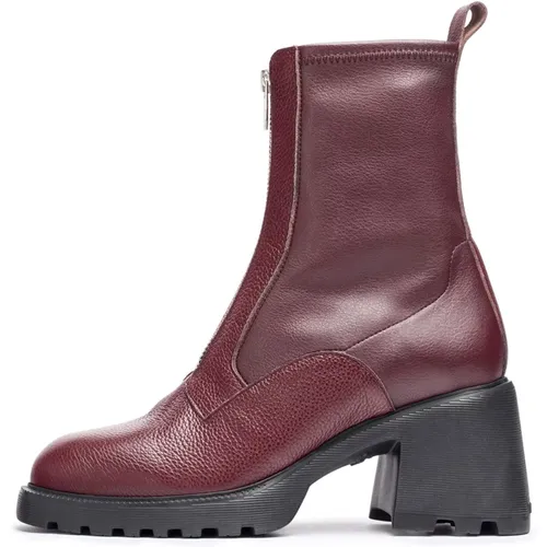 Stiefel KID Burgund, Farbe: Rot , Damen, Größe: 41 EU - Wonders - Modalova