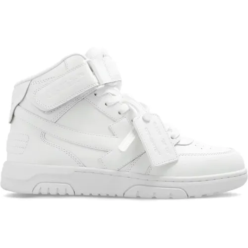 Off , Out Of Office High-Top Sneakers , Damen, Größe: 35 EU - Off White - Modalova