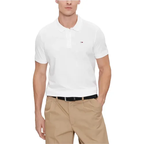 Polo Shirts , Herren, Größe: L - Tommy Jeans - Modalova