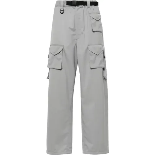 Grey Cargo Pants , male, Sizes: L, M - Y-3 - Modalova