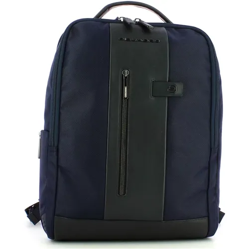 Brif 2 15.6 PC backpack in fabric , male, Sizes: ONE SIZE - Piquadro - Modalova
