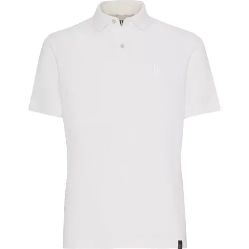 Regular Fit Baumwoll-Piqué-Poloshirt , Herren, Größe: L - Boggi Milano - Modalova