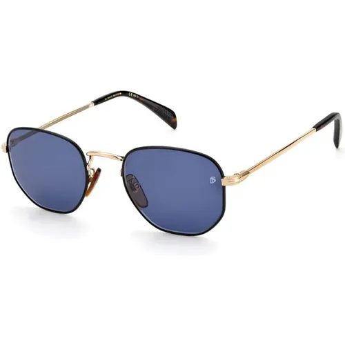 Sonnenbrille mit Goldrahmen - Eyewear by David Beckham - Modalova