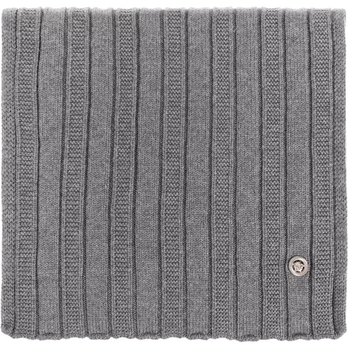 Wool scarf , male, Sizes: ONE SIZE - Versace - Modalova