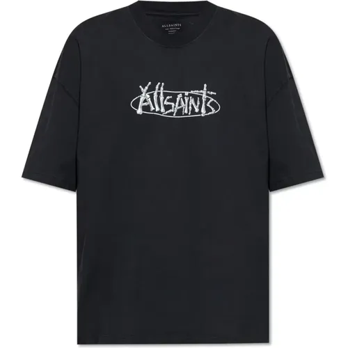 T-Shirt Sternum , Herren, Größe: L - AllSaints - Modalova