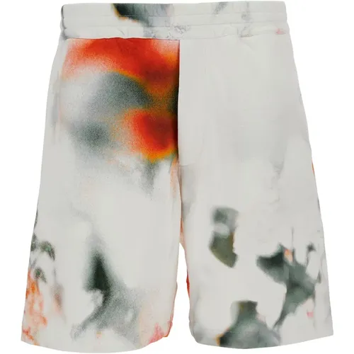 Shorts mit elastischem Bund , Herren, Größe: M - alexander mcqueen - Modalova