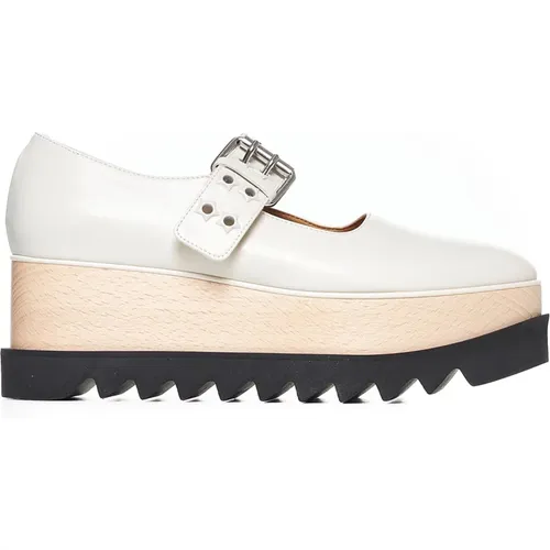 Ivory Mat Mary Janes Shoes , female, Sizes: 2 1/2 UK, 3 UK, 5 UK - Stella Mccartney - Modalova