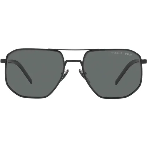 Polarisierte quadratische Sonnenbrille - Prada - Modalova