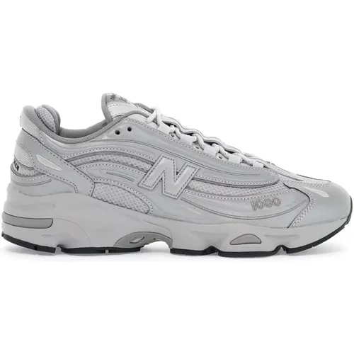 Mesh Sneakers with Abzorb Cushioning , male, Sizes: 11 UK, 8 1/2 UK, 12 1/2 UK, 10 UK, 7 1/2 UK - New Balance - Modalova