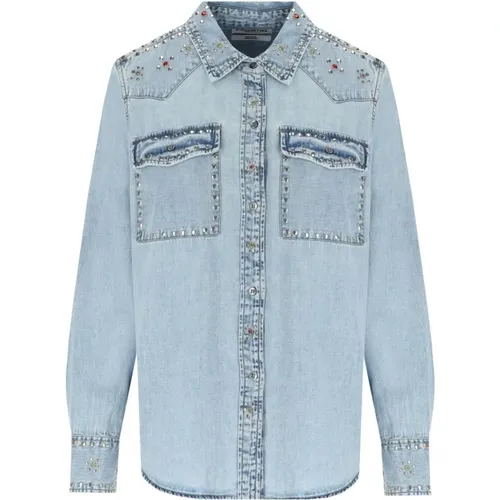 Fairchild Denim Shirt , female, Sizes: S - Essentiel Antwerp - Modalova