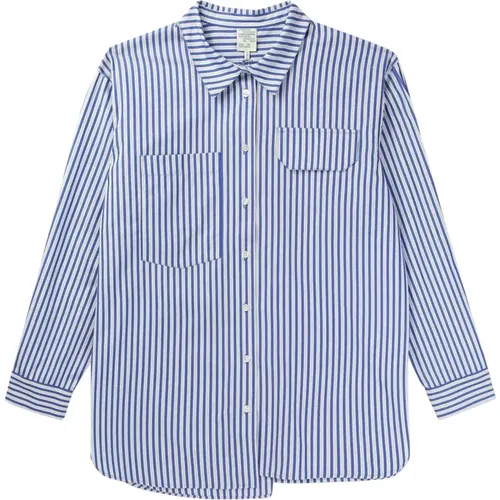 Asymmetric Stripe Shirt , female, Sizes: L, S - BAUM UND PFERDGARTEN - Modalova