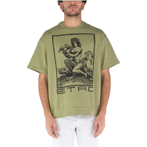 Printed T-Shirt , male, Sizes: L - ETRO - Modalova