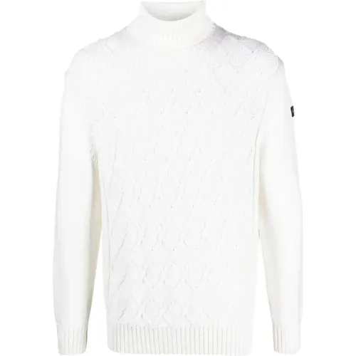 Woollen turtleneck sweater , male, Sizes: XL, 3XL, 2XL - PAUL & SHARK - Modalova