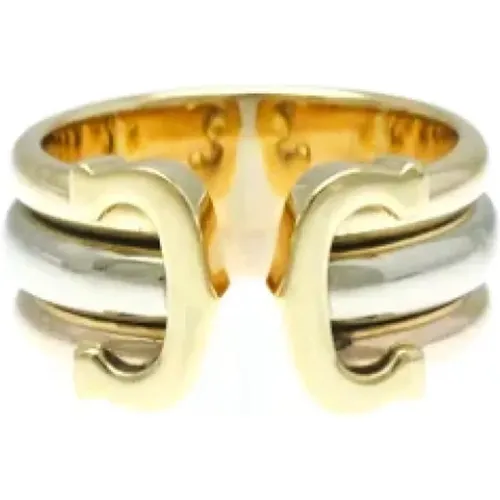 Pre-owned Gold rings , female, Sizes: ONE SIZE - Cartier Vintage - Modalova