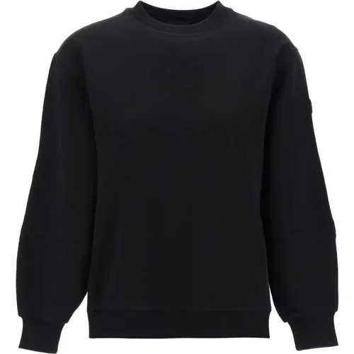Sweatshirts,Matt Sweatshirt mit geprägtem Logo - Moncler - Modalova