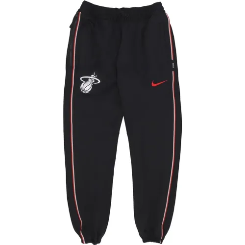 Miami Heat City Edition Tracksuit Pants , male, Sizes: S, L, XS, XL - Nike - Modalova