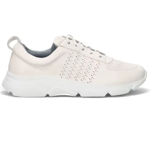 Handgefertigte Elfenbein Leder Sneakers - Calpierre - Modalova