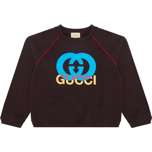 Logo Sweatshirt für Kinder Gucci - Gucci - Modalova