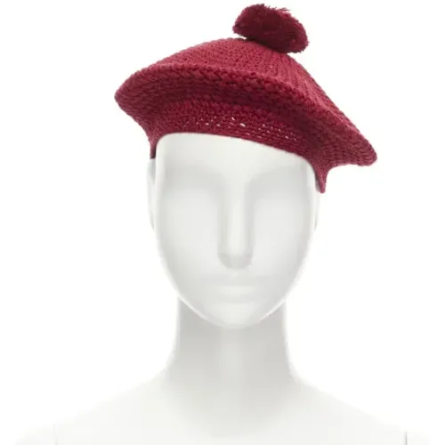 Pre-owned Baumwolle hats , Damen, Größe: ONE Size - Gucci Vintage - Modalova