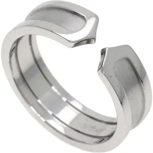 Pre-owned White Gold rings , female, Sizes: ONE SIZE - Cartier Vintage - Modalova