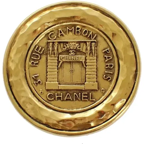 Pre-owned Metal brooches , female, Sizes: ONE SIZE - Chanel Vintage - Modalova