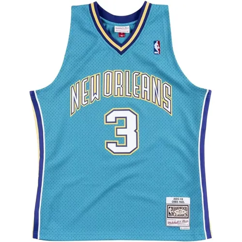 NBA New Orleans Basketball T-Shirt , Herren, Größe: L - Mitchell & Ness - Modalova