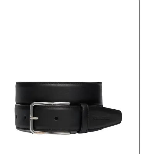 Men's Leather Belt , male, Sizes: 105 CM - Nerogiardini - Modalova