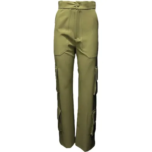 Military Technical Pants , female, Sizes: S, M, 2XS - Giulia N Couture - Modalova