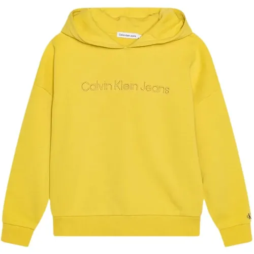 Bestickter Kapuzenpullover - Calvin Klein Jeans - Modalova