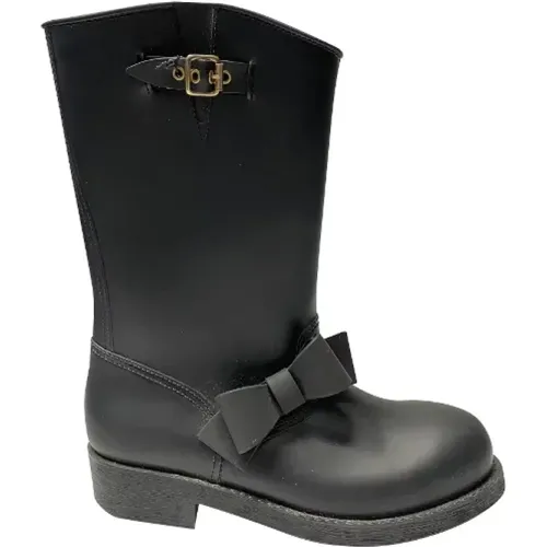 Pre-owned Rubber boots , female, Sizes: 8 UK - Valentino Vintage - Modalova