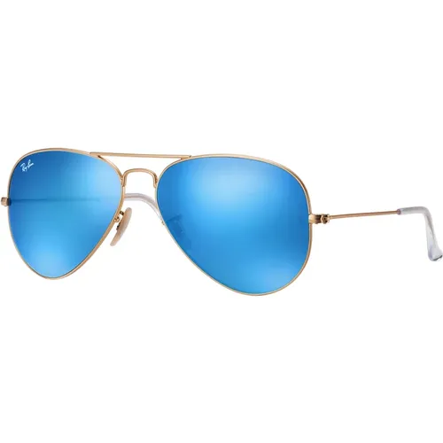 Aviator Large Metal Sonnenbrille Grün Spiegel , unisex, Größe: 62 MM - Ray-Ban - Modalova