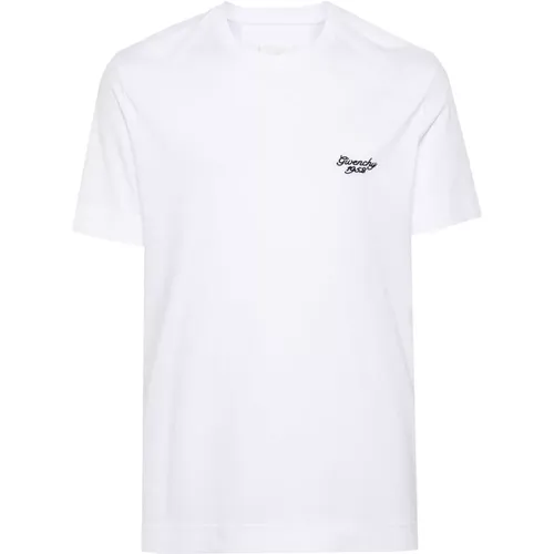 Logo-embroidered t-shirt , male, Sizes: XL, L, M, 2XL - Givenchy - Modalova