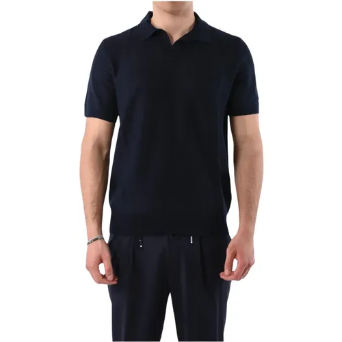 Men's V-Neck Cotton Polo Shirt , male, Sizes: L, M, XL, S, 2XL - Hugo Boss - Modalova