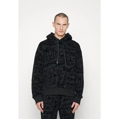 Graffiti Print Hoodie for Men , male, Sizes: S, XL, L - Versace Jeans Couture - Modalova