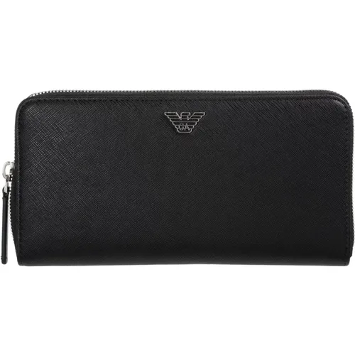 Men`s Wallet , male, Sizes: ONE SIZE - Emporio Armani - Modalova