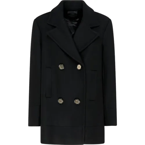 Short Double-Breasted Coat , female, Sizes: 2XS, XS, L - pinko - Modalova