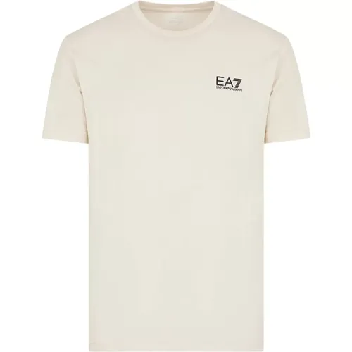 Minimalist Short Sleeve T-Shirt , male, Sizes: M - Emporio Armani EA7 - Modalova