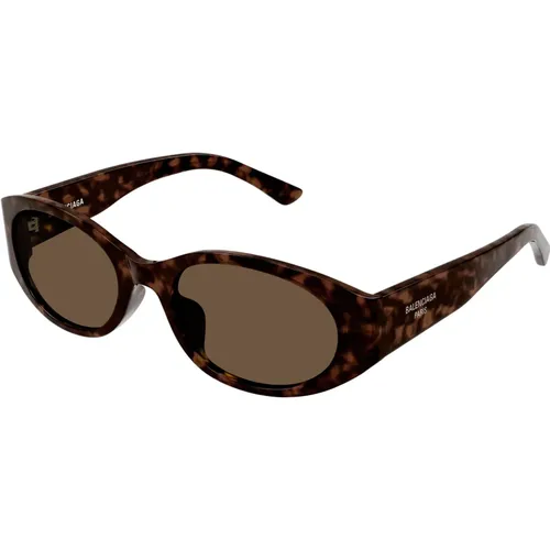 Stilvolle Sonnenbrille in Schwarz , Damen, Größe: 55 MM - Balenciaga - Modalova