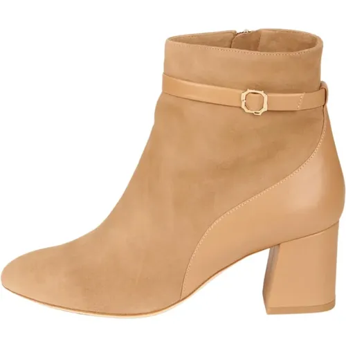 Suede Kloe Ankle Boots , female, Sizes: 7 1/2 UK, 8 UK, 5 UK, 7 UK - Malone Souliers - Modalova