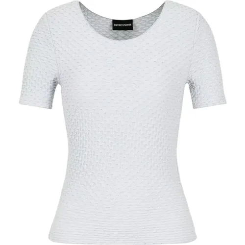 Kurzarm ASV Jersey , Damen, Größe: S - Emporio Armani - Modalova