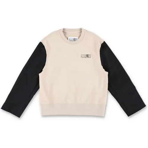 Schicker Bicolor-Sweatshirt Aw24 - MM6 Maison Margiela - Modalova