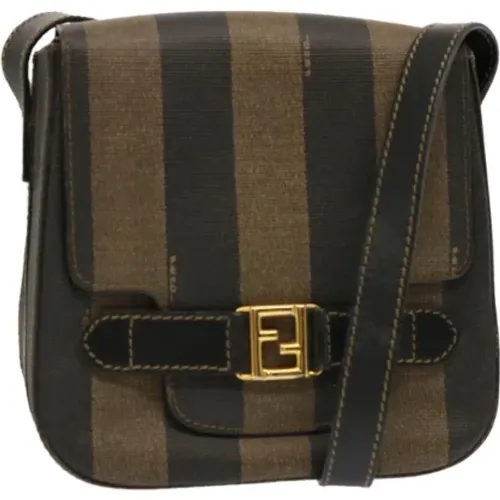 Pre-owned Canvas shoulder-bags , female, Sizes: ONE SIZE - Fendi Vintage - Modalova