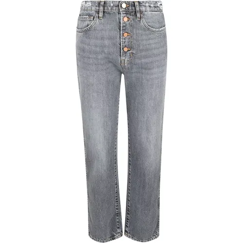 Grey Cotton Jeans Made in Italy , female, Sizes: W28, W26, W24, W25, W29 - 3X1 - Modalova